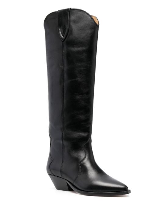 26FW 이자벨마랑 덴비 스웨이드 레더 하이 부츠 BT0001FAA3A03S 01BK BLACK - ISABEL MARANT