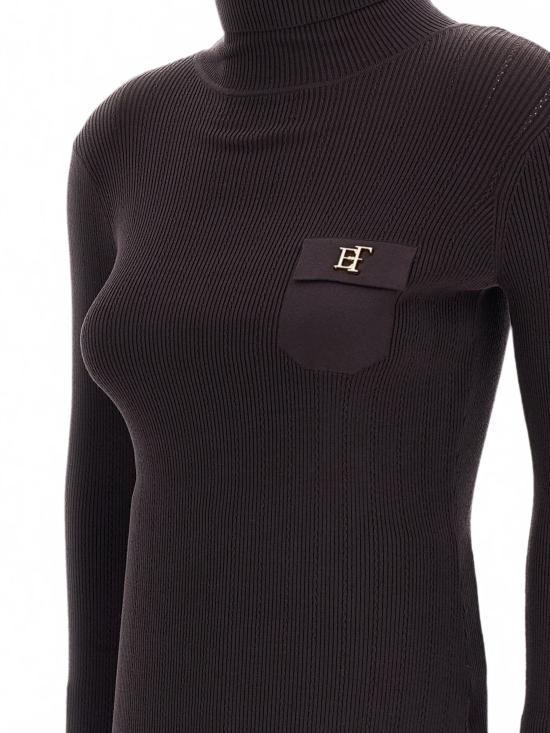 26FW 엘리자베타프랜치 터틀넥 MK05B66E2 EV9DARKCHOCO - ELISABETTA FRANCHI