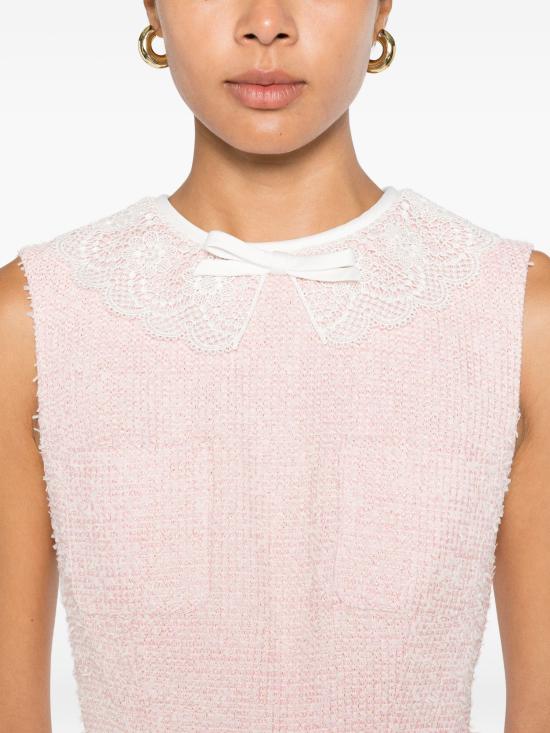 26FW 셀프 포트레이트 미디 원피스 PF26002MCP PINK - SELF PORTRAIT