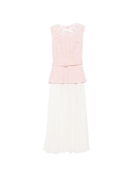 26FW 셀프 포트레이트 미디 원피스 PF26002MCP PINK