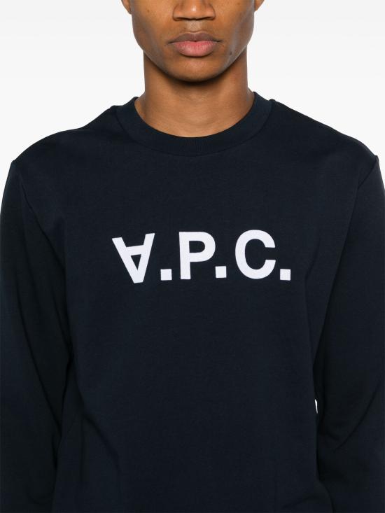 26FW 아페쎄 스탠다드 그랜드 VPC 스웨트 셔츠 COHBNM27907 TIQDARKNAVYE - A.P.C.