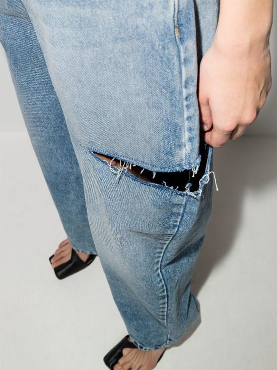 26FW 마르지엘라 코인 슬래쉬 디테일 진 S51LA0051S30513470 Light blue - MAISON MARGIELA