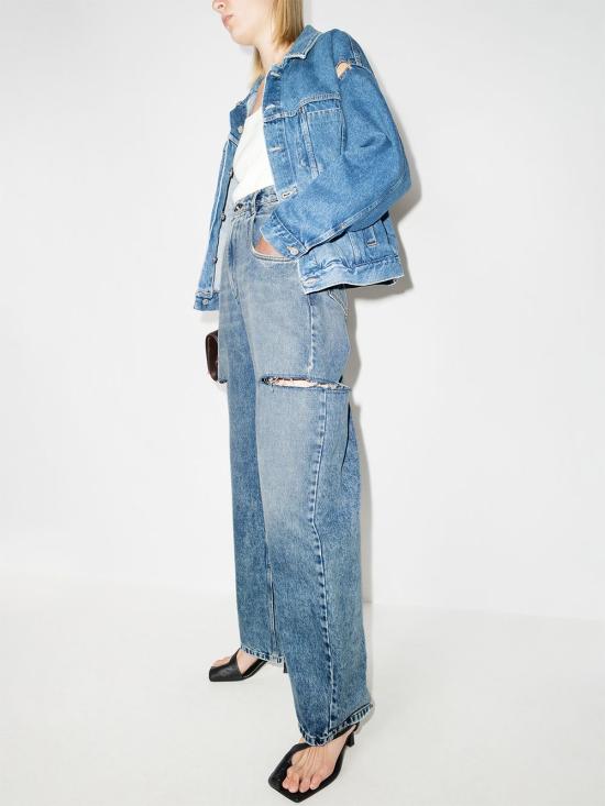 26FW 마르지엘라 코인 슬래쉬 디테일 진 S51LA0051S30513470 Light blue - MAISON MARGIELA