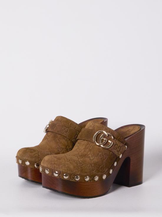26SS 구찌 힐/펌프스 853690AADUO2118 Brown - GUCCI