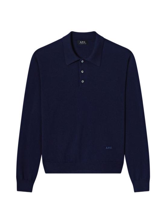 26FW 아페쎄 폴로 티셔츠 WVAWMH23482IAK Navy blue