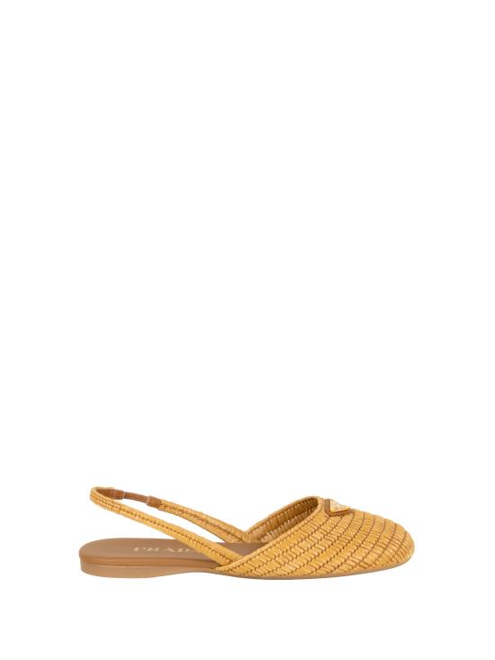 26SS 프라다 크로쉐 슬링백 발레리나 1F370OF005F098L BROWN