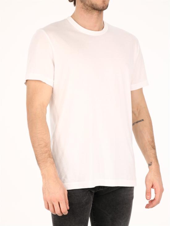 26FW 제임스펄스 클래식 핏 숏슬리브 크루넥 티셔츠 MLJ3311 WHT WHITE - JAMES PERSE