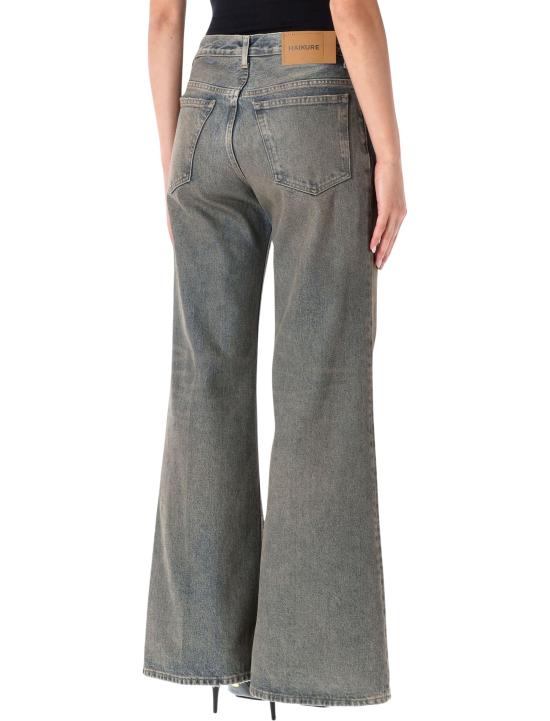26FW 하이쿠레 데님 팬츠 HEW03373DF106 L0940 ZIGGY SILVER BLUE - HAIKURE