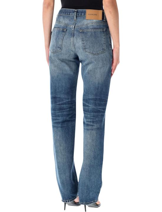 26FW 하이쿠레 데님 팬츠 HEW03372DF207 L0950 BLUE MID RIDER - HAIKURE