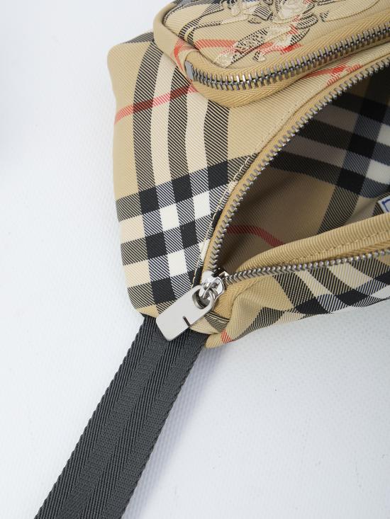 26FW 버버리 스몰 체크 벨트백 8106714 B9368 SAND - BURBERRY