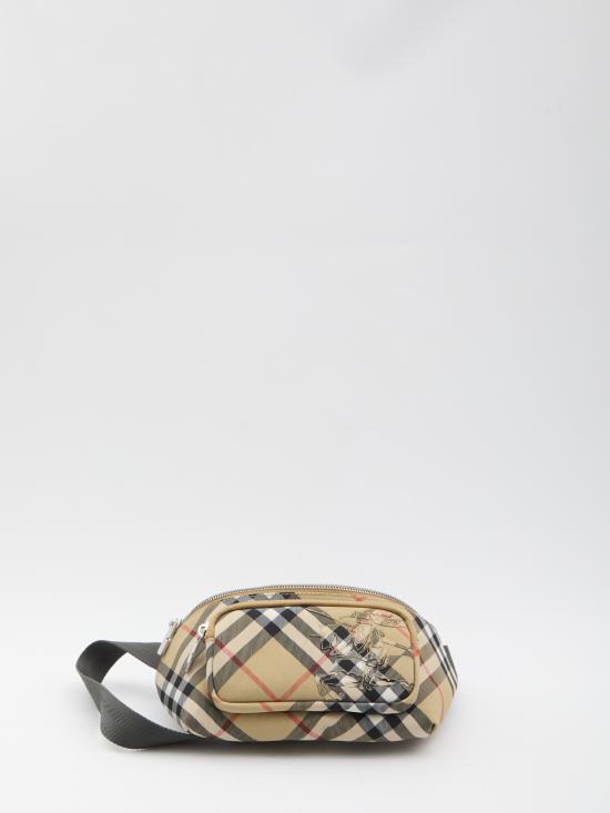 26FW 버버리 스몰 체크 벨트백 8106714 B9368 SAND - BURBERRY