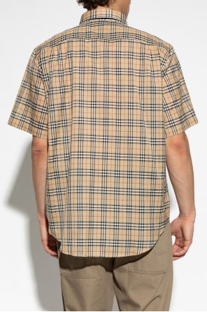 26FW 버버리 반팔 셔츠 8130243 B9368 SANDIPCHEC - BURBERRY