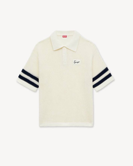 26FW 겐조 폴로 티셔츠 FG65PO8023EH OFFWHITE
