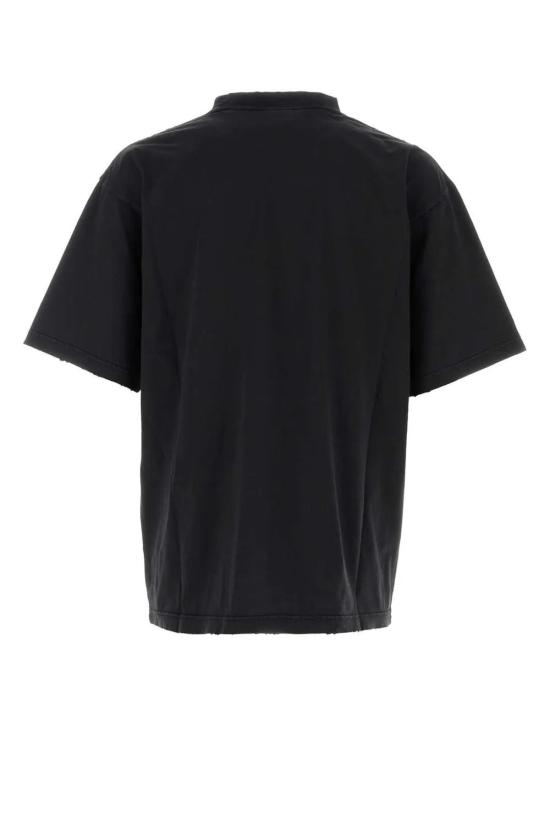 26FW 발렌시아가 디 어드레스 미디엄 핏 티셔츠 764235TUVO6 1000 BLACK - BALENCIAGA