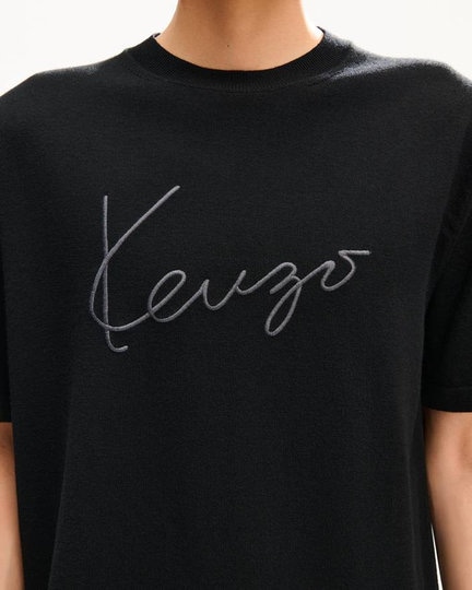 26FW 겐조 반팔 티셔츠 FG65TO8073LB BLACK - KENZO