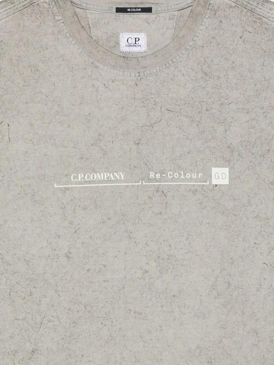 26FW 씨피 컴퍼니 반팔 티셔츠 21CMTS178A110774S R90 GREY - C.P. COMPANY
