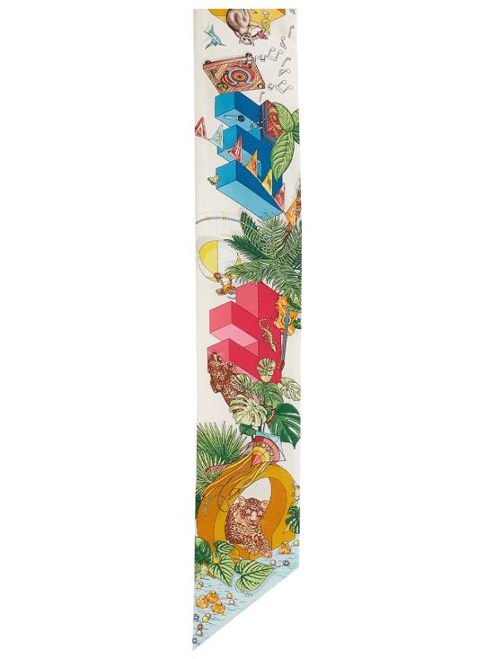 26FW 살바토레 페라가모 머플러/스카프 3212810795108 MULTICOLOURED WHITE - SALVATORE FERRAGAMO