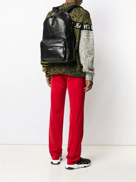 26FW 발렌시아가 로고 패치 익스플로러 백팩 5032211VG07 1000 BLACK - BALENCIAGA