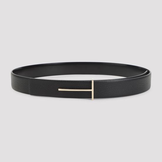 26FW 톰포드 레귤러 벨트 WB338LCL624P NAA BLACK - TOMFORD