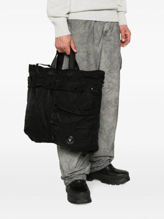 26FW 씨피 컴퍼니 더플백 21CMAC127A005269G 999 BLACK - C.P. COMPANY