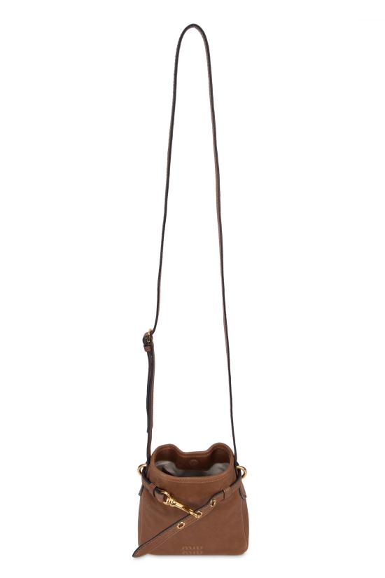  미우미우 나파 레더 파우치 5NR461AEFXF0316 brown - MIU MIU