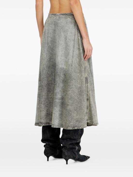 26SS 디젤 DE-ANNIE-S2 롱 스커트 A20224068UM02 Grey - DIESEL