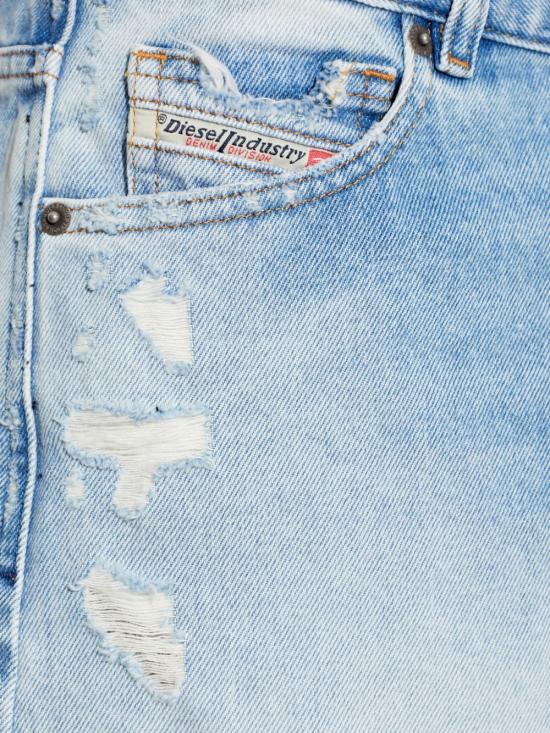 26SS 디젤 De-Helios 디스트로이드 데님 쇼츠 A22266007DM01 Light Blue - DIESEL