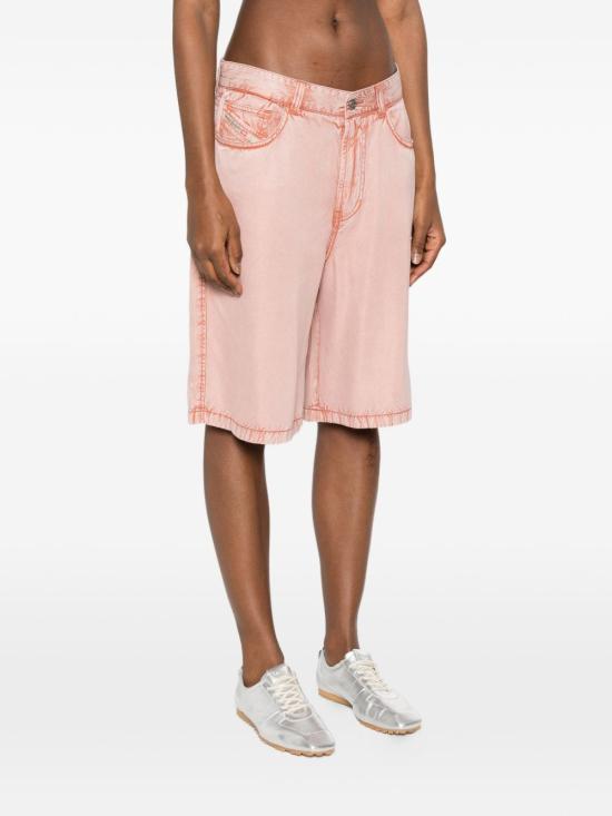 26SS 디젤 데님 숏팬츠 A236720JMCD38W Pink - DIESEL