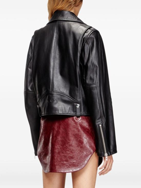 26SS 디젤 L-UNATIC 왁스드 레더 자켓 A219020CECH9XX Black - DIESEL