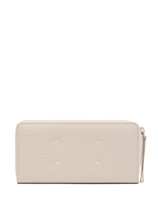 26SS 마르지엘라 4스티치 집어라운드 장지갑 S56UI0110P4455T8039 Beige - MAISON MARGIELA