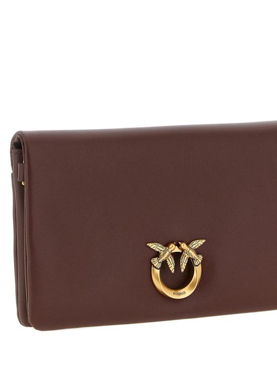 26SS 핑코 크로스백 106023A0QOR49Q BURGUNDY ORO - PINKO