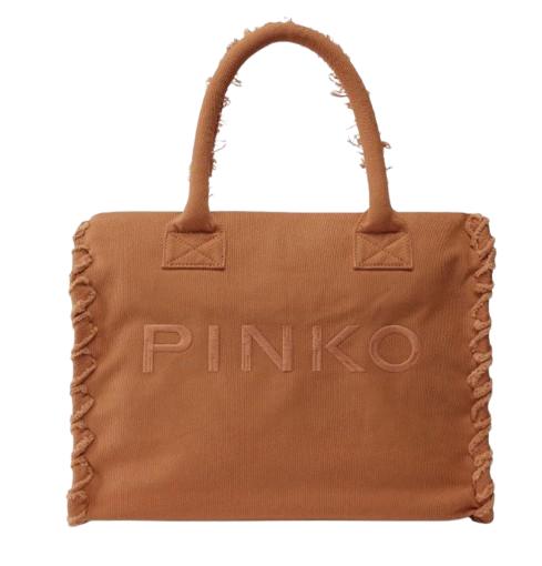 26SS 핑코 토트백 106673A3A4L08 Camel