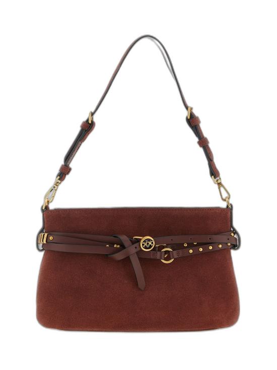 26SS 핑코 토트백 106177A0F6R49Q BURGUNDY ORO