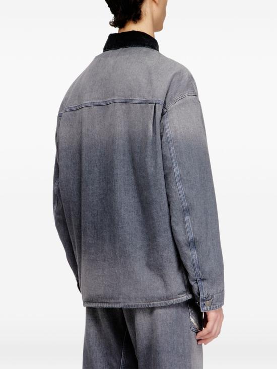 26SS 디젤 데님 자켓 A2072609N8307 Grey - DIESEL