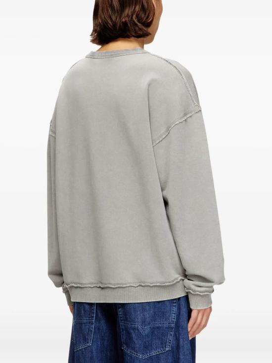 26SS 디젤 S-BOXT-RAW-V1 맨투맨 A204630KMAG97D Grey - DIESEL