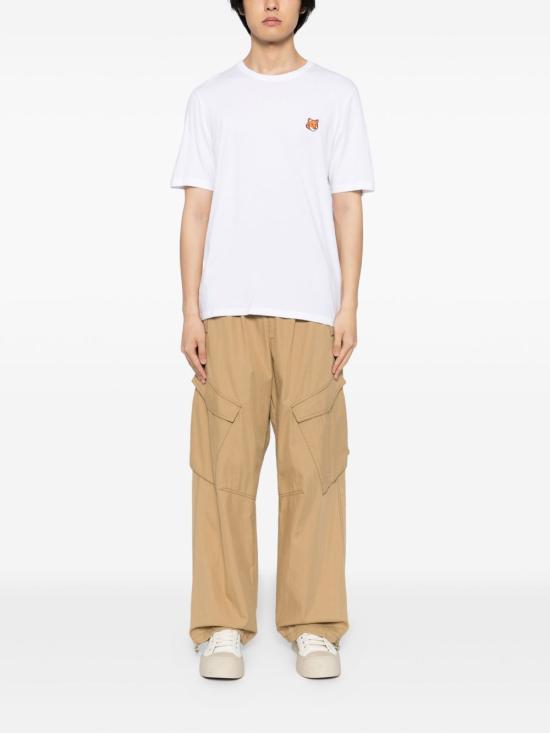 26SS 메종키츠네 폭스 헤드 레귤러 티셔츠 PM00107KJ7026P100 WHITE - MAISON KITSUNE
