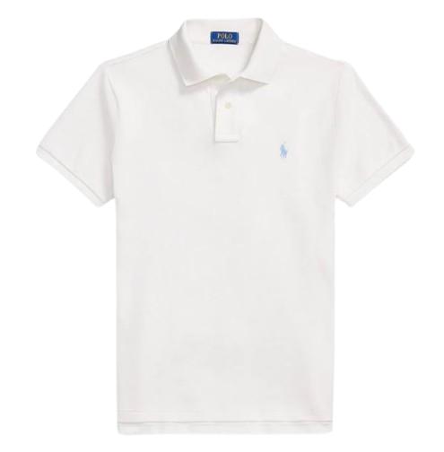 26SS 랄프 로렌 폴로 티셔츠 710680784519ANTIQUECREAMC7114 White