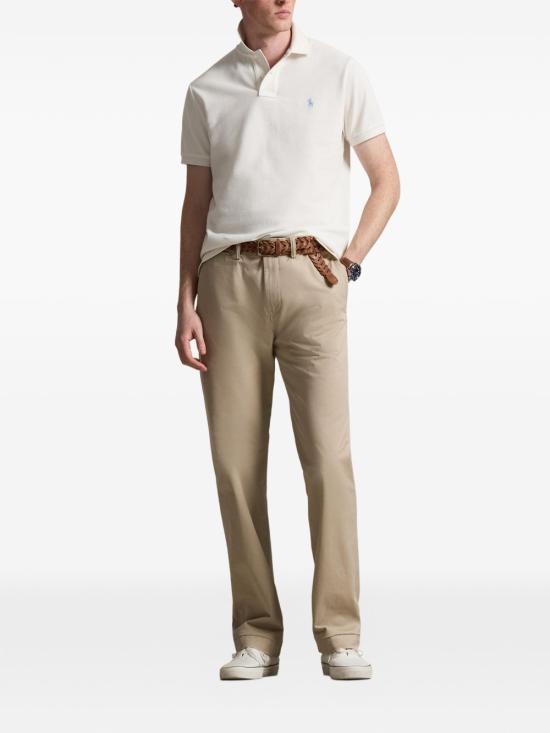 26SS 랄프 로렌 폴로 티셔츠 710680784519ANTIQUECREAMC7114 White - RALPH LAUREN