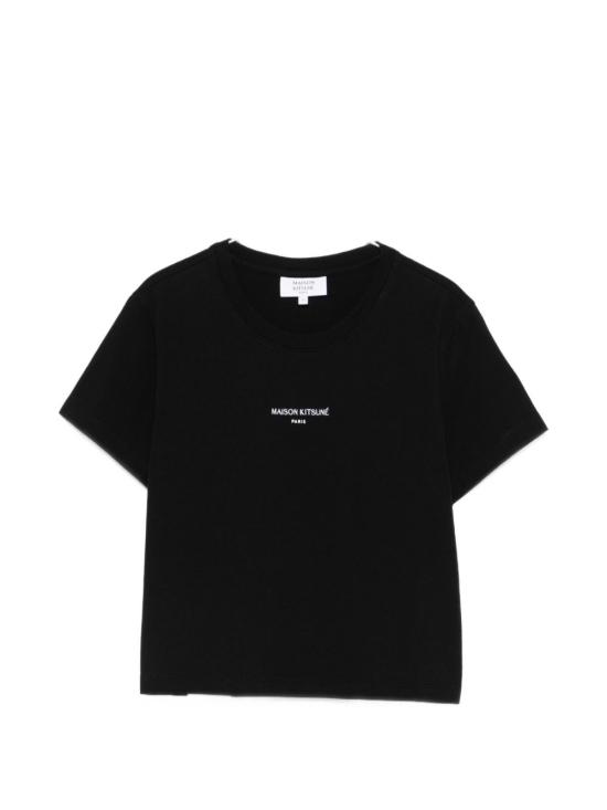 26SS 메종키츠네 반팔 티셔츠 QW00100KJ7026P199 BLACK
