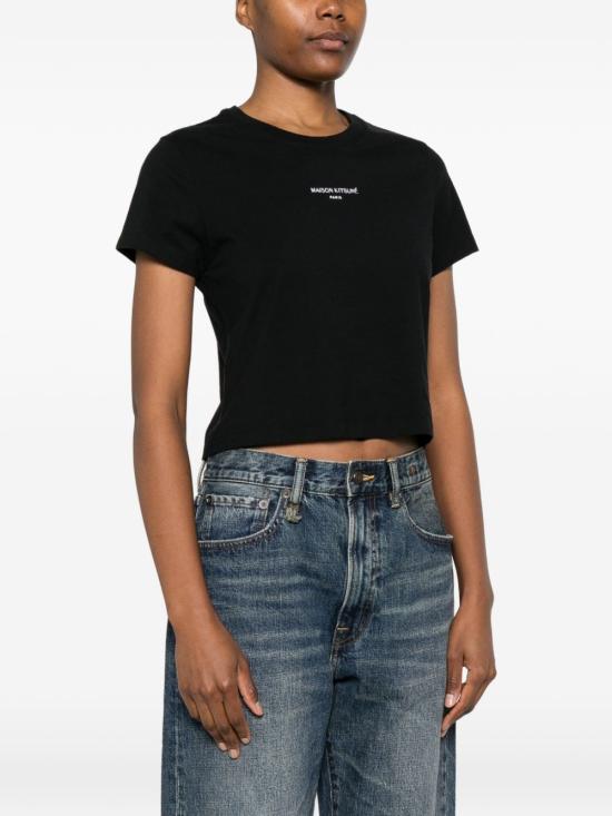 26SS 메종키츠네 반팔 티셔츠 QW00100KJ7026P199 BLACK - MAISON KITSUNE