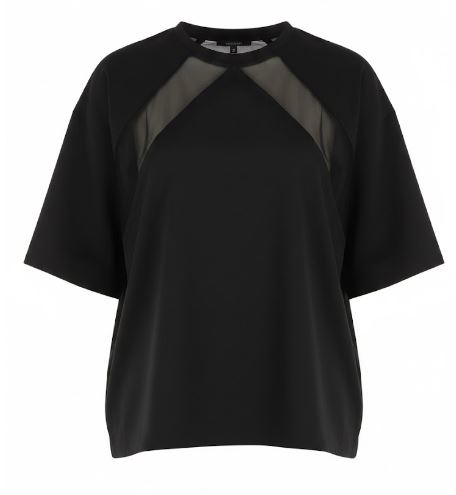26SS 핑코 반팔 티셔츠 106292A335Z99 NERO