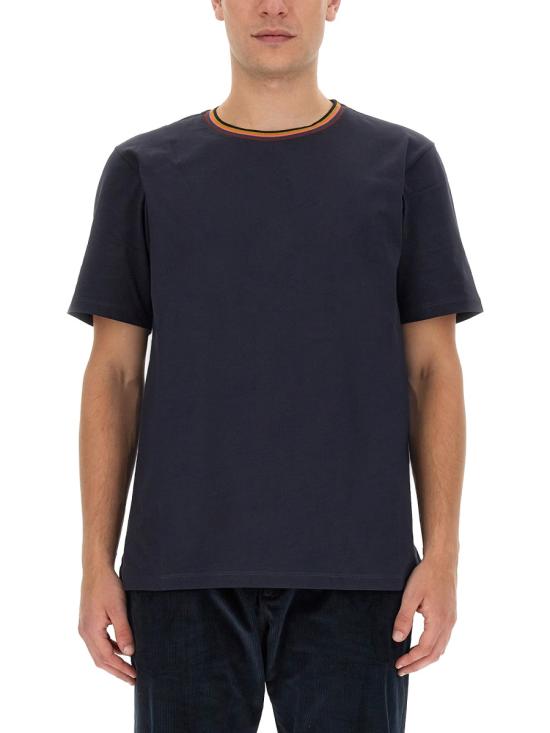 26FW 폴 스미스 반팔 티셔츠 M1R697PSH00084 49 BLUE - PAUL SMITH