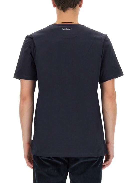 26FW 폴 스미스 반팔 티셔츠 M1R697PSH00084 49 BLUE - PAUL SMITH