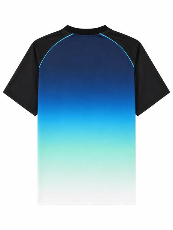26FW 카사블랑카 반팔 티셔츠 MPF26JTP353 01BLUEGRADIENT MULTICOLOUR - CASABLANCA