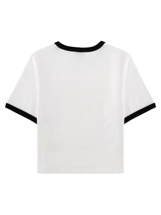 26FW 카사블랑카 반팔 티셔츠 WPF26JTS010 023DSTACKEDLOGO WHITE - CASABLANCA