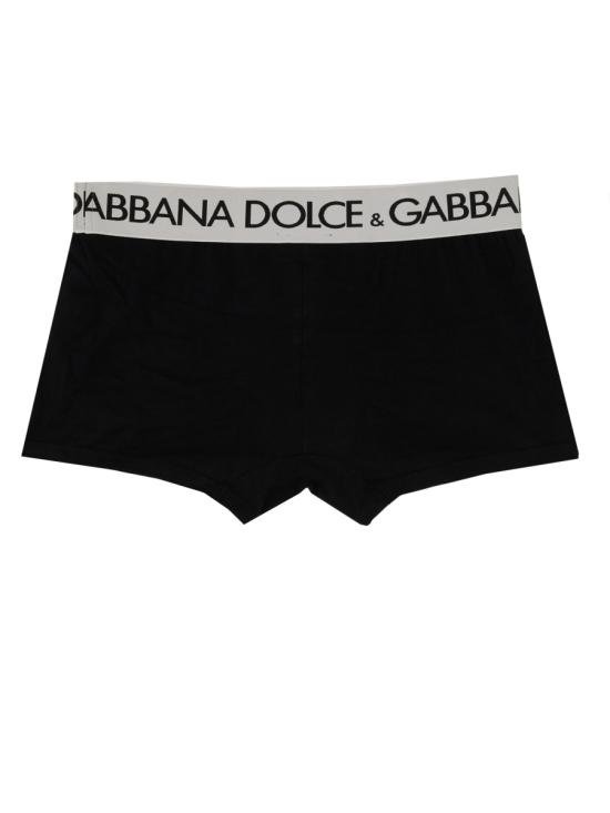  돌체앤가바나 로고 밴드 드로즈 M4B97J ONN97N0000 BLACK - DOLCE & GABBANA
