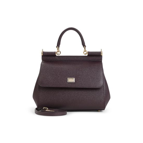 26FW 돌체앤가바나 미디움 시실리 핸드백 BB6003 B10018M073 BORDEAUX