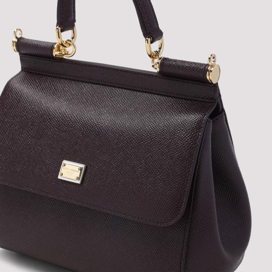 26FW 돌체앤가바나 미디움 시실리 핸드백 BB6003 B10018M073 BORDEAUX - DOLCE & GABBANA