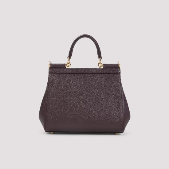 26FW 돌체앤가바나 미디움 시실리 핸드백 BB6003 B10018M073 BORDEAUX - DOLCE & GABBANA