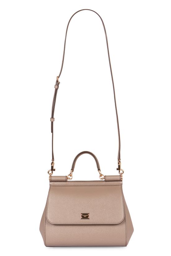 26FW 돌체앤가바나 라지 시실리 핸드백 BB6002 B100180045 BROWN - DOLCE & GABBANA